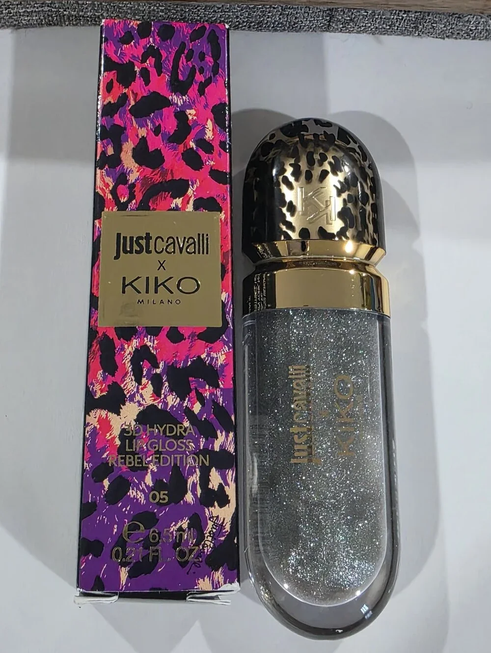 Kiko Milani just cavalli x 3d hydra lip gloss rebel edition 05 SUNSET GROOVE.